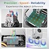 FLASHFORGE AD5X Multi-Color 3D Printer with IFS,Fully Auto Leveling FDM 3D Printer with Max 600mm/s High Speed Printing and Max 300°C Nozzle,Large Printing Size 220 * 220 * 220mm (AD5X)