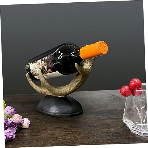 Soporte para botellas de vino de resina miniatura 5