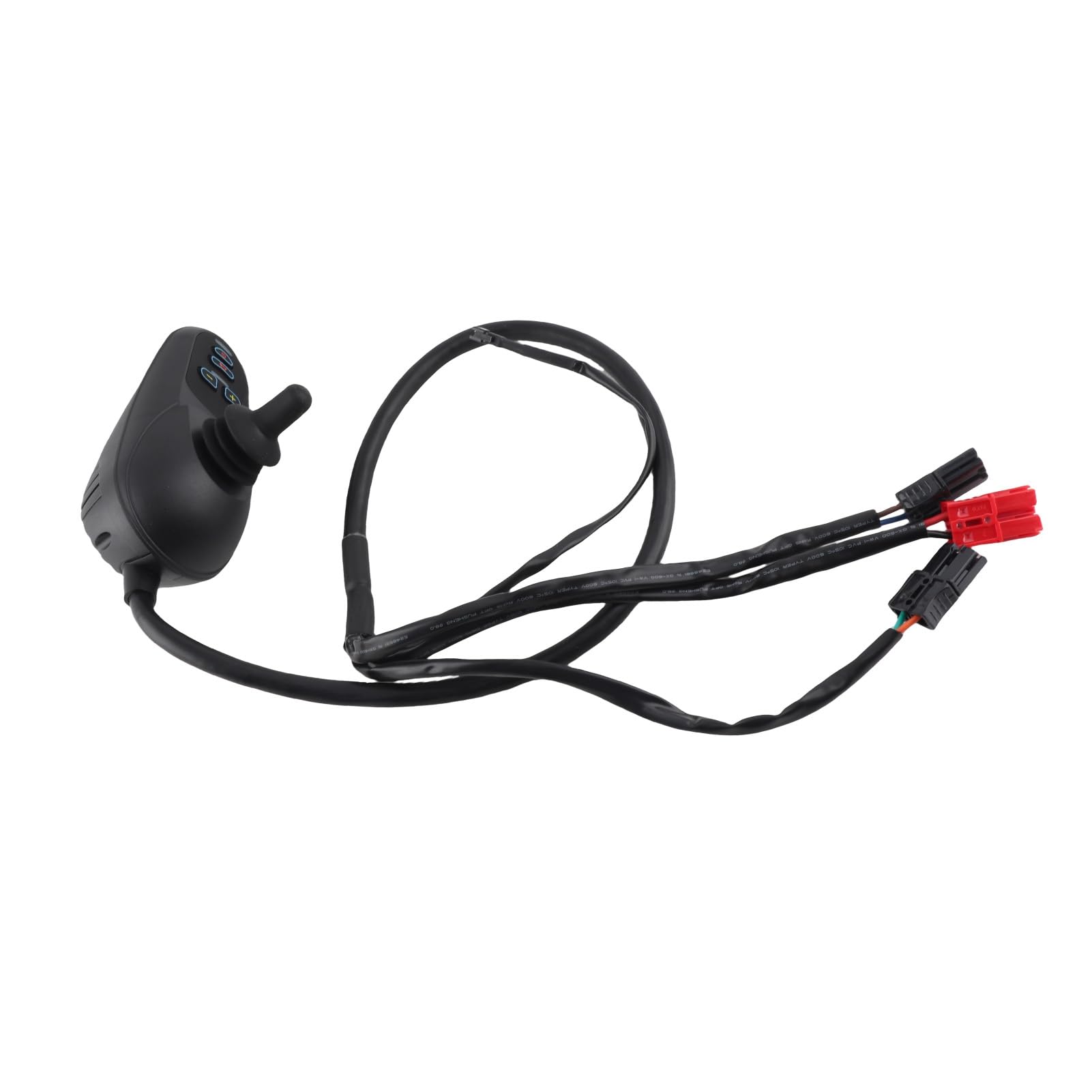 Marhynchus Controlador de Palanca de Mando para Silla de Ruedas Eléctrica, 45 A CC 24 V con Cepillo Conector y Freno Automático, para Dispositivos de Entretenimiento de Robot Inteligente