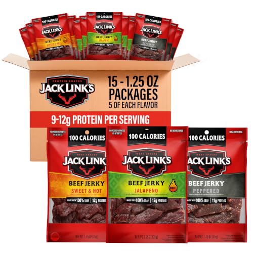 Jack Link's Bold Beef Jerky Variety Pack - (15 Pack) 1.25 oz - image 1