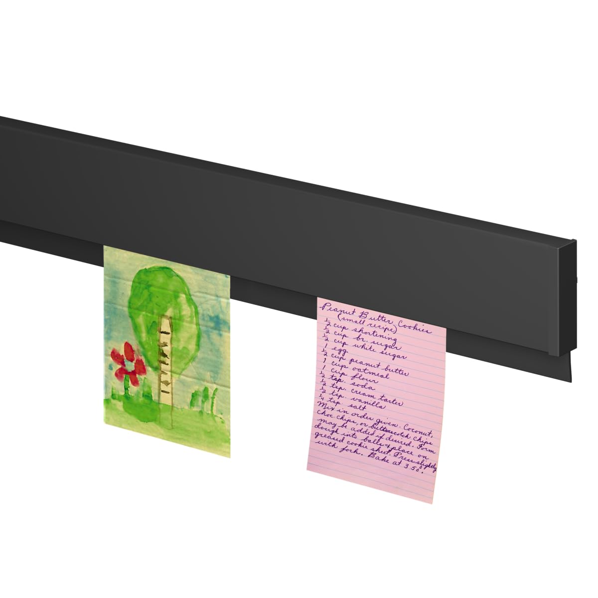 Artiteq - Info Rail pour Suspendre Dessin, Poster, Feuilles de présentation - Cimaise Artiteq Noir / 200 cm