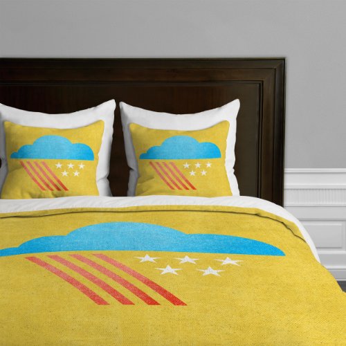 Funda de edredón DENY Designs Nick Nelson Patriotic Weather Matrimonio Doble 2