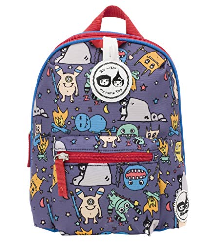 Zip   Zoe: Monster Toddler Kids Children Mini Backpack Rucksack With Reins Girl Boy