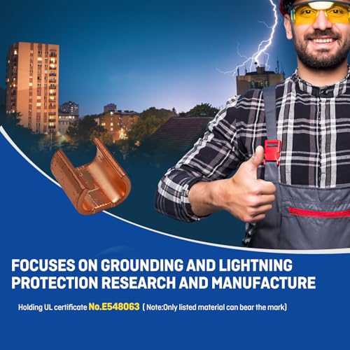 Abrazadera C de cobre para instalaciones eléctricas estables en reformas del hogar 6