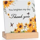 MAIBAOTA Thank You Gifts for Women Men, Appreciation Gifts for Wife Husband Girlfriend Boyfriend, Ceramic Plaque Signs, Appreciation Gifts for Women