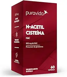 Puravida Antioxidante NAC 600mg N-Acetil Cisteina 60 cápsulas