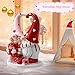 Zonling Valentines Gnomes Decor - Valentine Gnome Figurines Decorations for Home Table Ornaments Sweet Valentines Gifts for Him Her