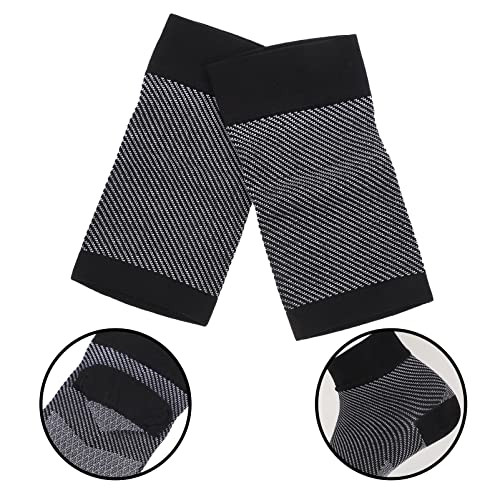 EXCEART 1pair Outdoor Compression Sports Socks for Protection Breathable Lightweight Running Stockings for Climbing Athletic Activities Wear-Resistant Comfortable Fit2