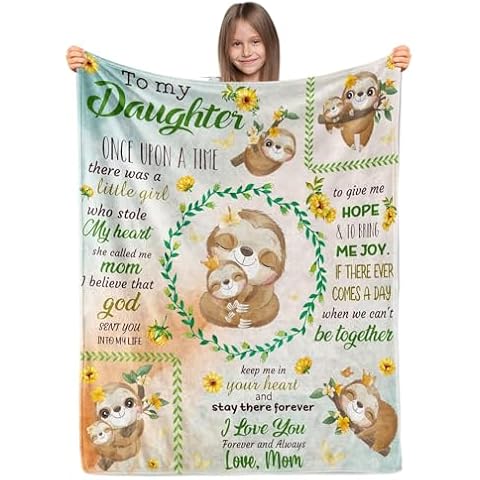 Daughter Blanket with Love and Comfort Cover