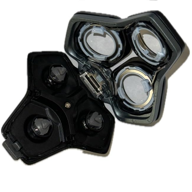 Replacement Bottom Unit, Head Holder and Retaining Rings Compatible with Philips Norelco Models S5531, S5579, S5586, S5880, S5588, S5966, S6600, S6800, S7782, S7783, S7788, S7885, S7886, S7887