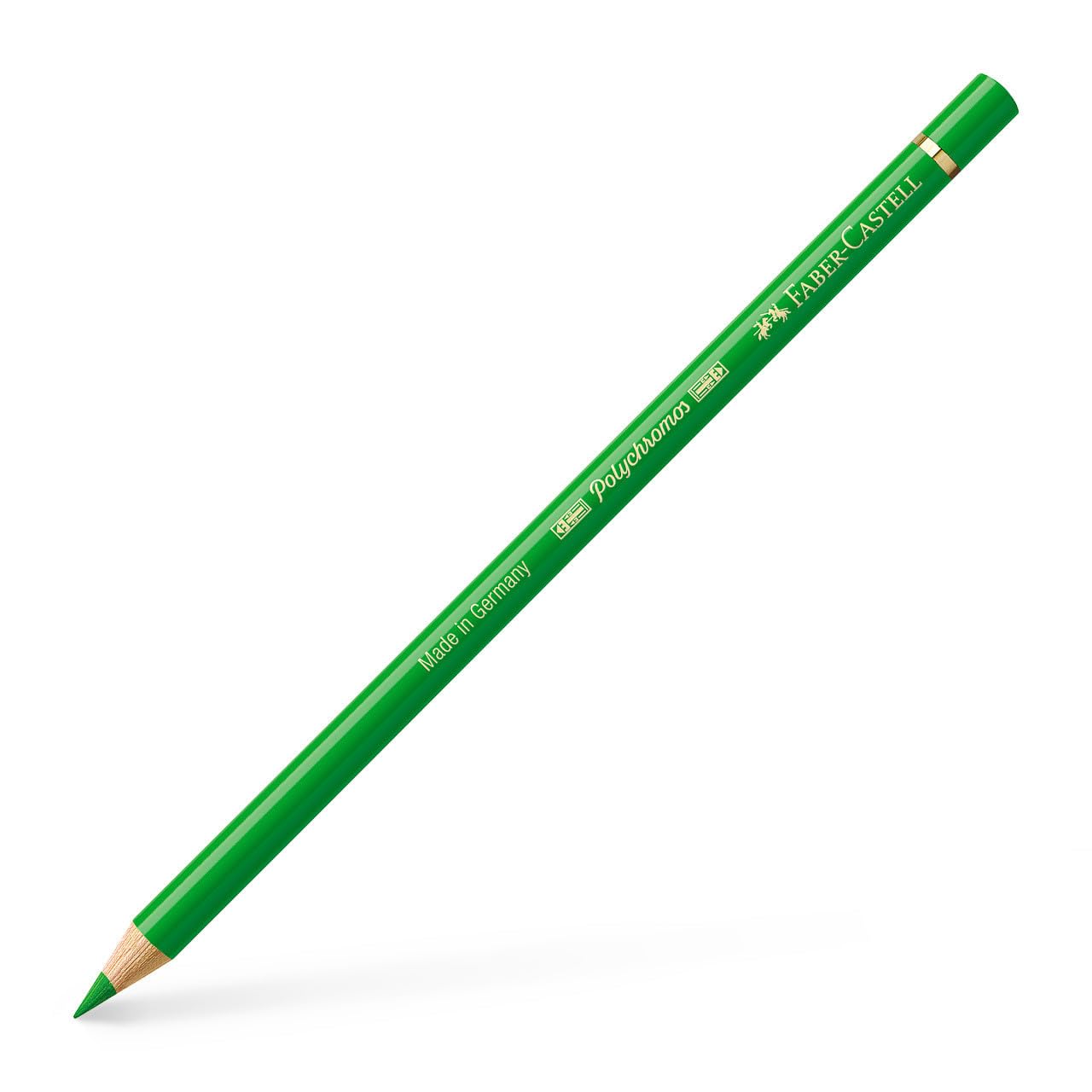 Faber-Castell Polychromos Colour Pencil Oil Based Leaf Green Artist Drawing