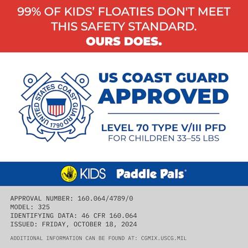 Image of Body Glove Paddle Pals Learn to Swim Coast Guard Approved Kids Life Jacket PFD