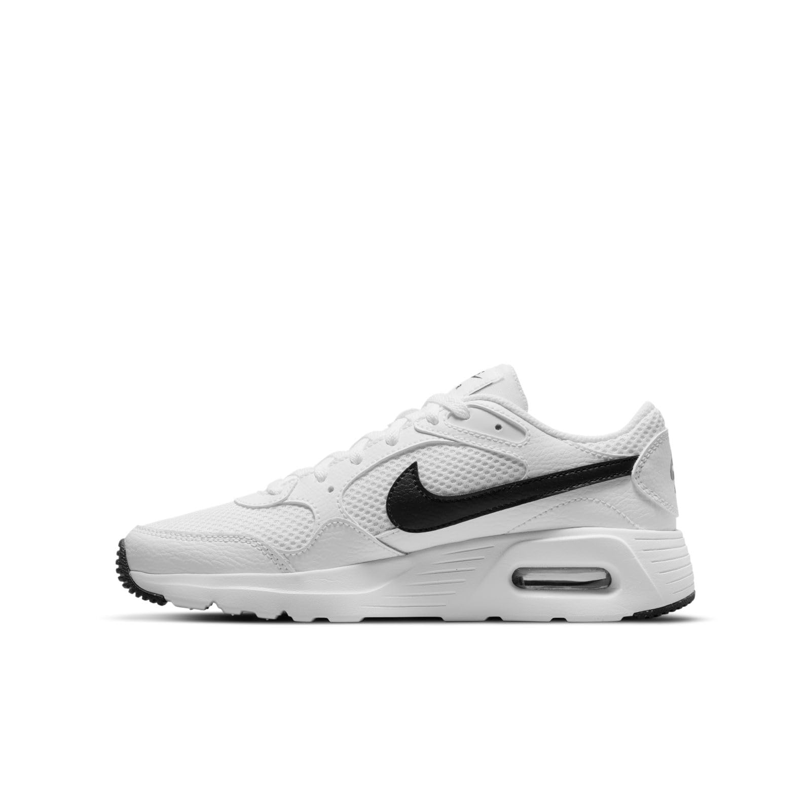 NIKE Chłopięce buty do biegania Air Max Sc, Biały czarny biały, 38 EU