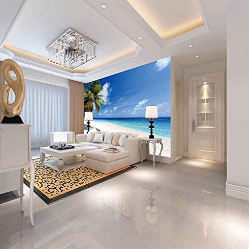 Grandes peintures murales 3D paysage de mer pour masquer un mur vide