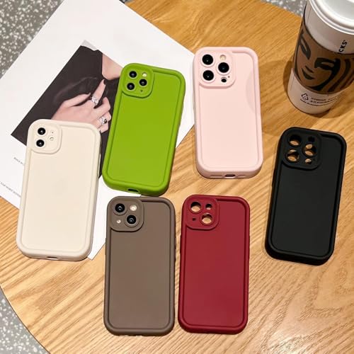 Image of Puxicu Slim Case for iPhone 16 Pro Max, Enhanced Camera Protection, Shockproof Skin-Friendly Touch Soft Case Cover for iPhone 16 Pro Max Phone 6.9 inch, Coffee