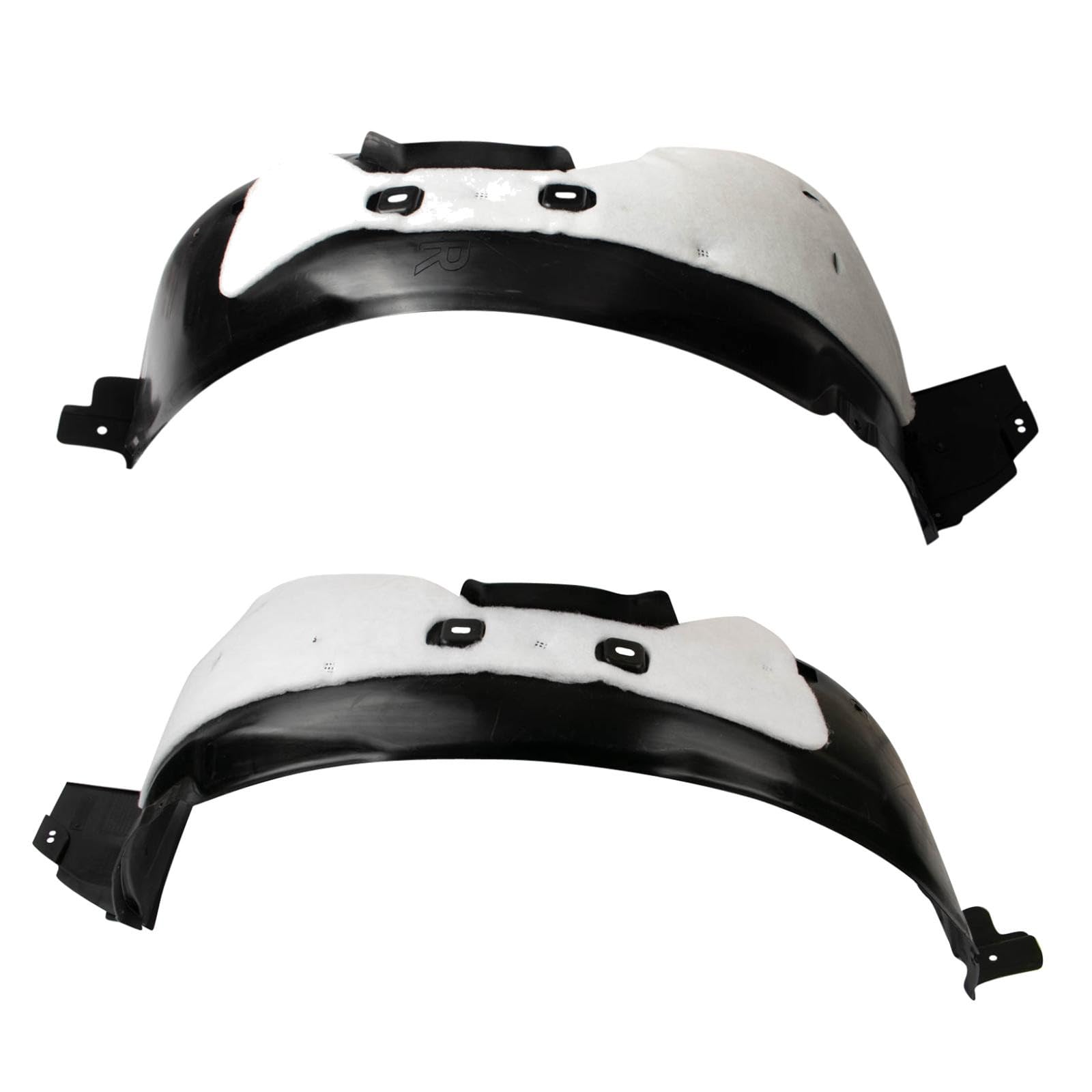TRQ Front Driver and Passenger Side Inner Fender Liner Set | For 2011-2016 Chevrolet Cruze