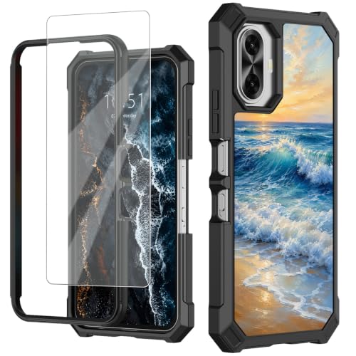 Case for TCL K70 5G/TCL K70 XE with Screen Protector, Wireless Charging