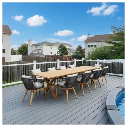 PURPLE LEAF 11-Piece Dining Set