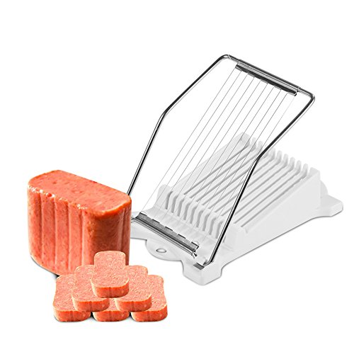 Zerodis Trancheur Fromage 10 Fils en INOX Coupe Viande Manuel Coupe-Fromage Eplucheur Idéal pour...
