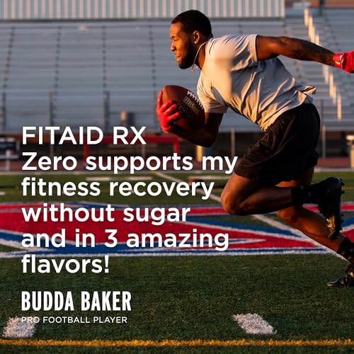 Image of FITAID RX Zero Sugar Encapsulated Creatine Workout Recovery Drink All-In-One Blend BCAA Glucosamine Turmeric B-Complex Electrolytes Variety Pack 12 Fl Oz (Pack of 24) - Packaging May Vary