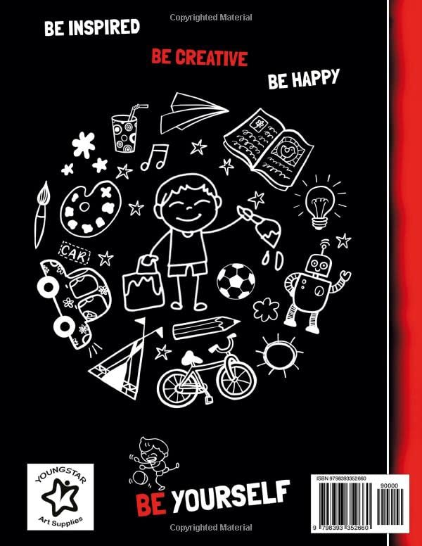 The Best Sketch Book For Boys Only: Fun Drawing Pad for Kids Includes Creative Ideas | Secret Sketchpad for Children Contains Premium Paper with Inspiring Doodles image 3