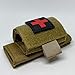 Produktbild Brass Halbe volle taktische Polizei- und Militär-Gürteltasche für CAT/SOF-T/SWAT-T/Ratten, Klettverschluss-Aufsatz-Panel (kommt mit 1 Erste-Hilfe-Patch) (Coyote Brown - Gürtelhalterung)