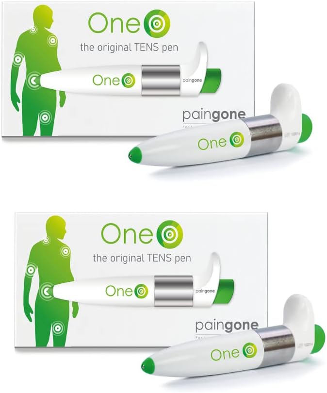Twin PainGone One Pain Relief Pen Twin Pack - Instant Pain Relief | TENS Pain Reliever | Relief from Painful Conditions Like Arthritis, Sciatica, Back Pain, Fibromyalgia & spondylosis…