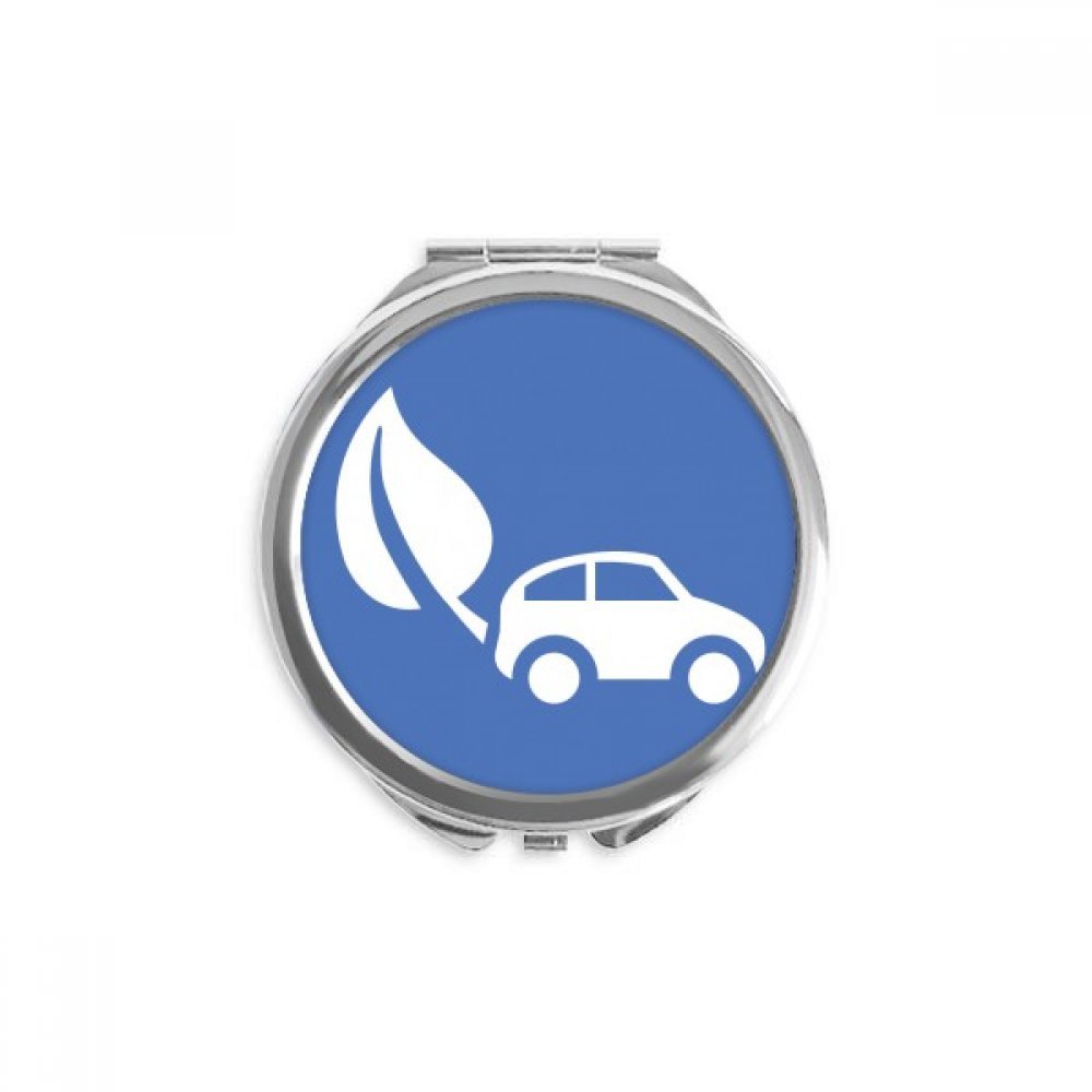 Miroir rond portable motif véhicule écologique idée cadeau utile et original