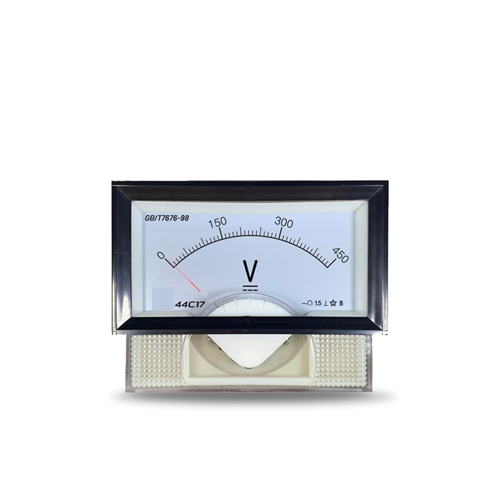 Voltmètre CC de panneau 300V mécanique 44C17-V indicateur tension continue