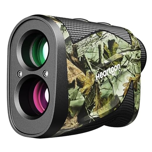 Hunting Rangefinder, Heartgon 1200 Yards Rechargeable Rangefinder for Hunting, 6X Magnification, High-Precision Continuous Scan/Distance/Angle/Speed Waterproof Bowhunting Rangefinder with Case