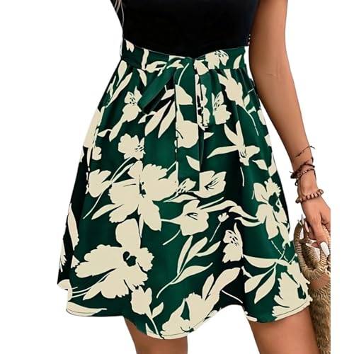 Women's Skirts Spring Summer Casual Printing Thin Belt Street Shopping Park Picnic Beach Dating Strolling Outings