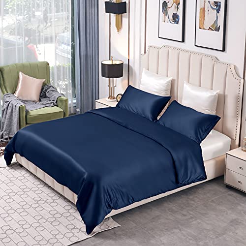 Parure de lit en Soie pour des nuits fraîches et douces YZCIS Queen