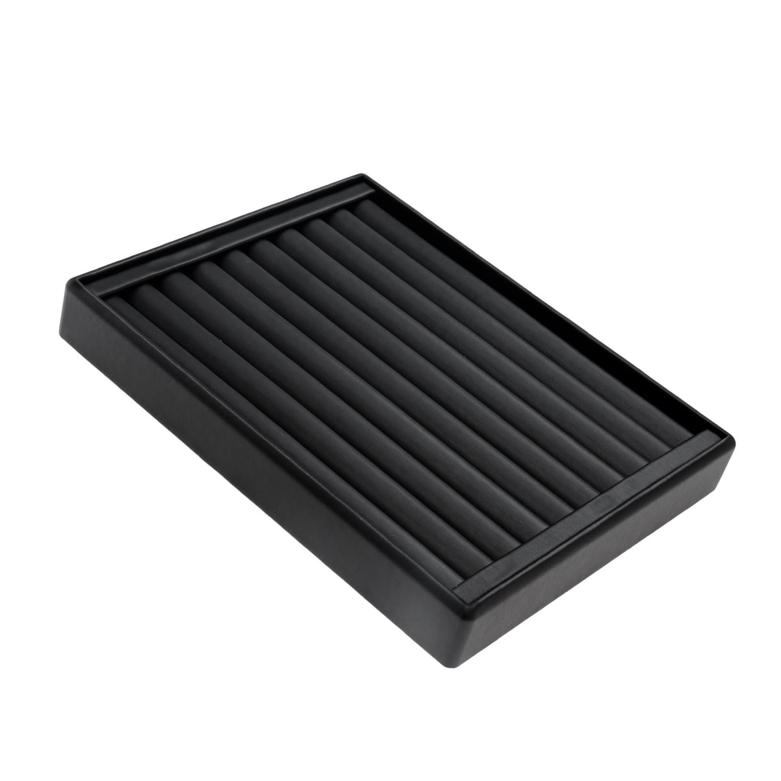 Kaeltsyn Luxury Leather Jewelry Display Tray Having Slots for Multiple Items Compact Size 20x25x3.5cm Planner Luxury Display Tray