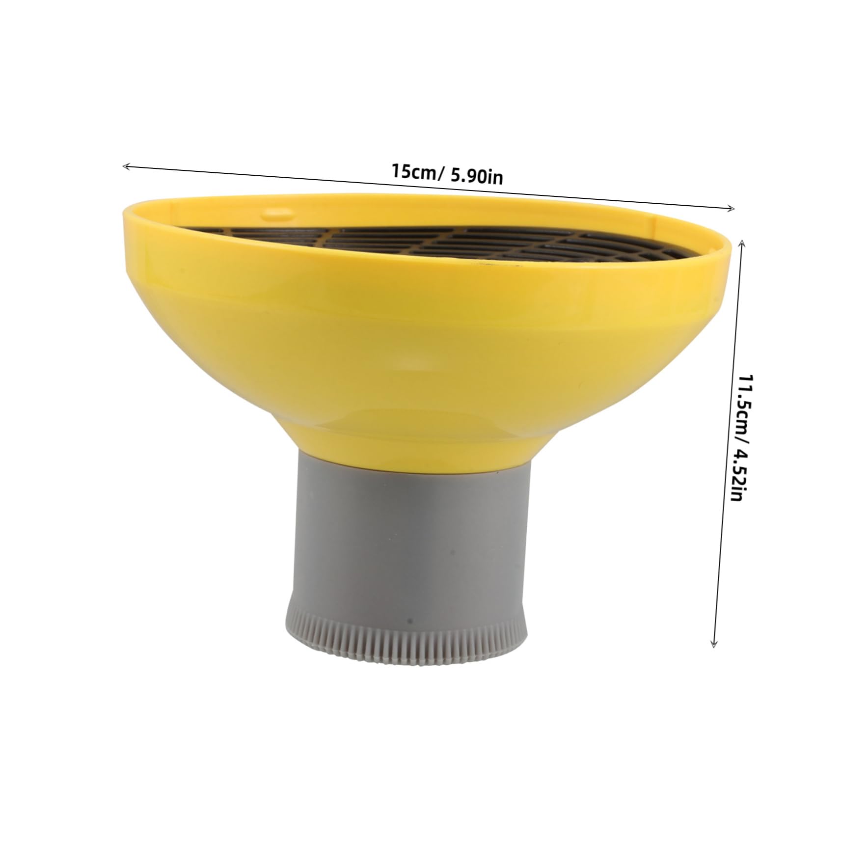 Mikinona Universal Hair Diffuser for Curl Diffuser Hair Dryer Blowout Brush Attachment for Curly Hair