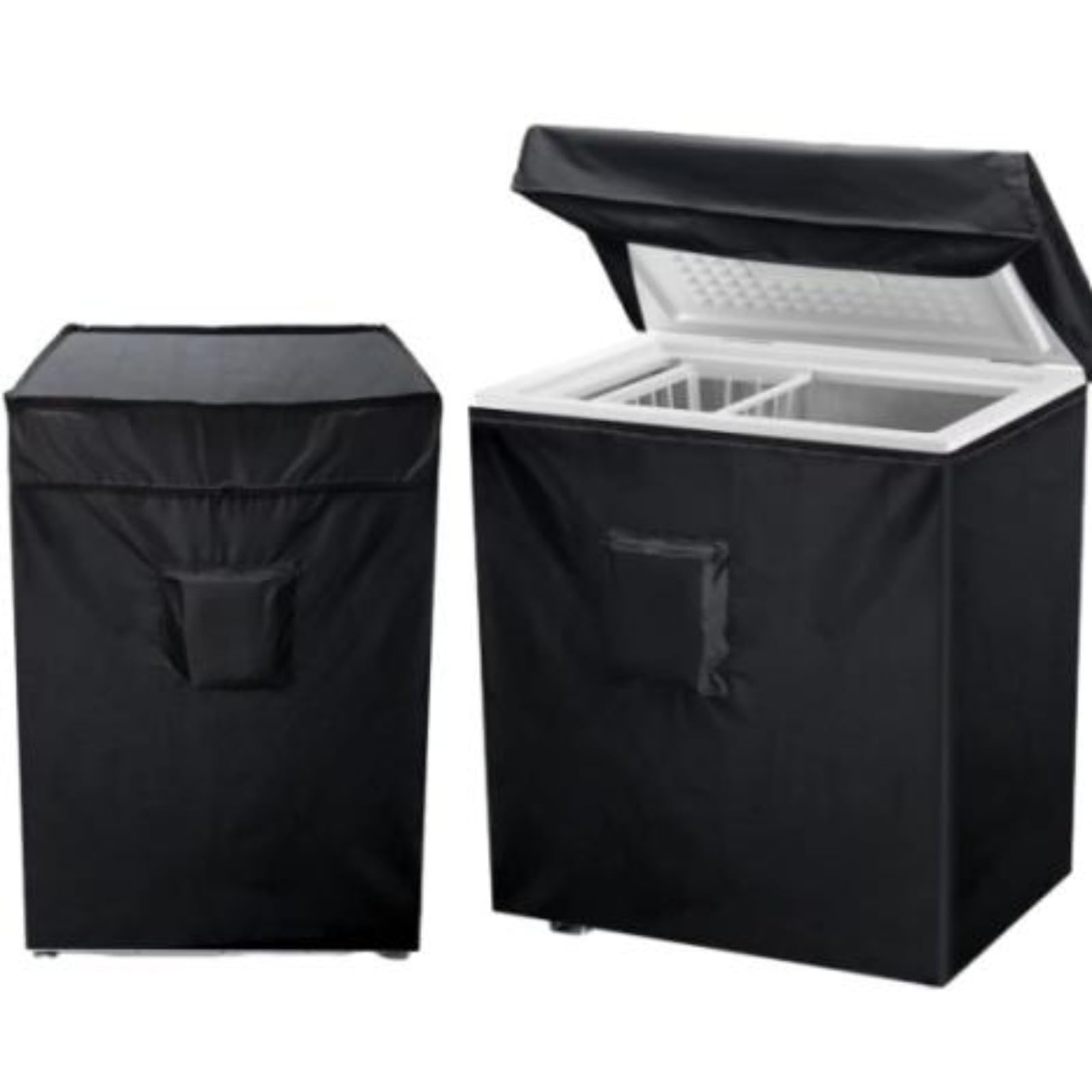Copertura per Frigorifero e Congelatore da Esterno, Copri Frigorifero Protettore Impermeabile Per Elettrodomestici Impermeabile e Antipolvere - Tessuto Oxford 420D con Apertura Doppia Superiore