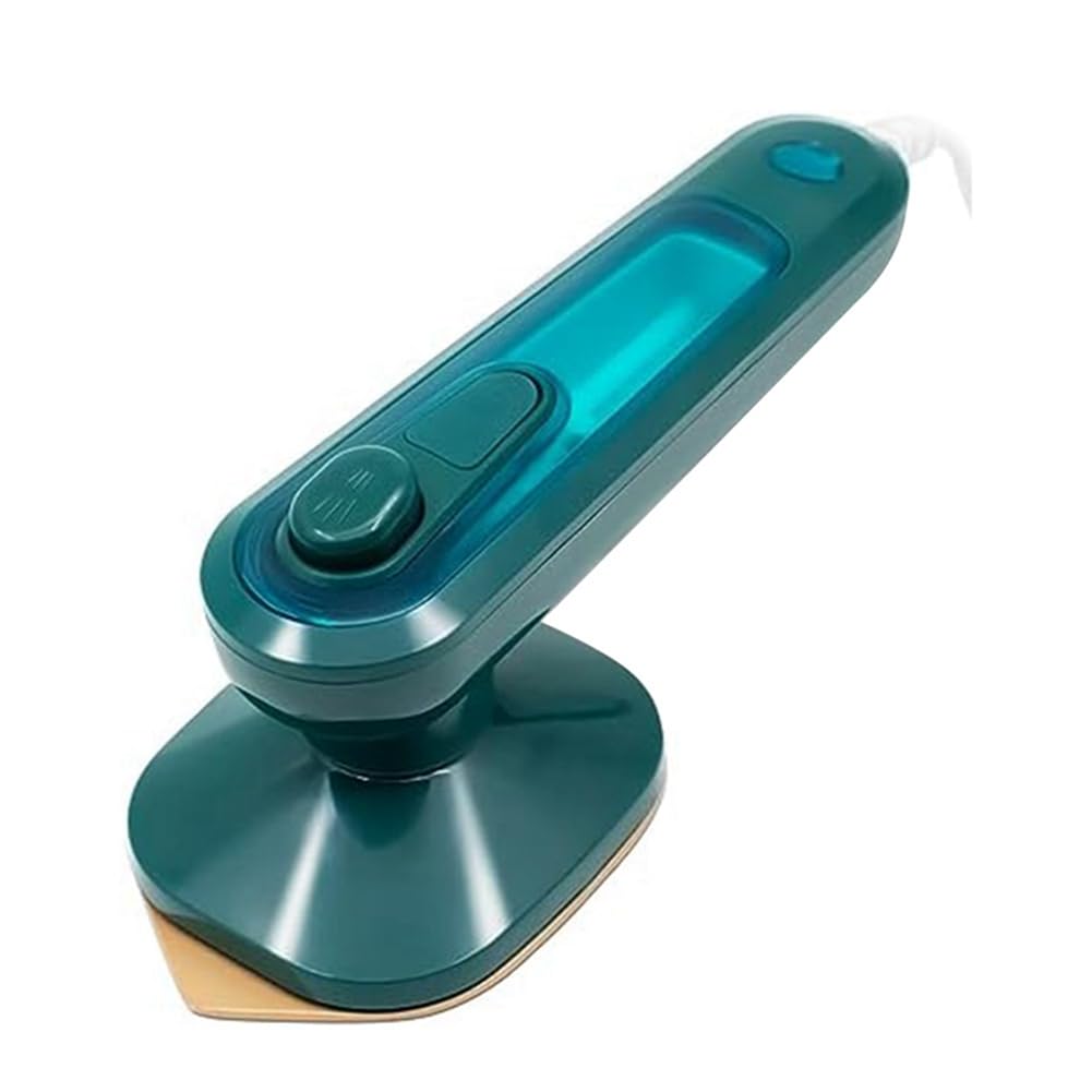 Yksiahfi Green Steamer For Clothes, Handheld Clothes Steamer Fast Heat-Up, Portable Fabric Steam Iron Fabric Wrinkle Remover With Brush Ironing Gloves