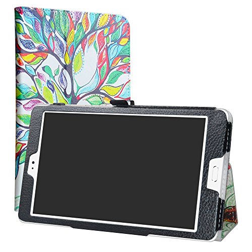 Labanema Custodia per Teclast T8, PU Pelle Slim Flip Case Cover Protettiva Pieghevole Stand per 8.4" Teclast T8 /Teclast M8 Tablet - Love Tree
