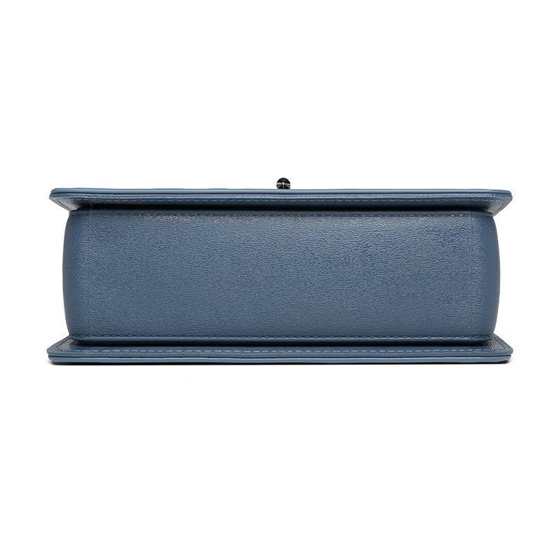 Vintage Denim Quilted Chain Shoulder Bag Stylish Versatile Purse Elegant Casual Fashion Large Capacity Waterproof Breathable Fabric Perfect for Everyday Use and Any Occasion4