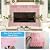Art3d 12 x 12 Inch Heavy-Duty Peel and Stick Backsplash, Self-Adhesive Wall Tiles for Kitchen Bathroom Decor, 10-Pack Pink