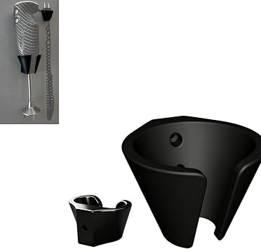 Hand Blender Wall Mount Compatible with Bamix Space-Saving Holder for Immersion Blender, Attachments & Power Cord