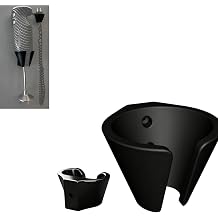 Hand Blender Wall Mount Compatible with Bamix Space-Saving Holder for Immersion Blender, Attachments & Power Cord