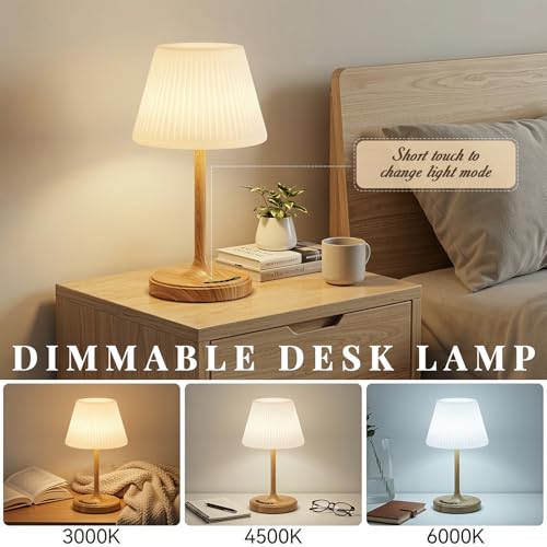 Image of Shower Lamp Waterproof Bathroom Lamp Decor Small Lamp for Kitchen Outdoor | 3color modes, touch dimmable, cordless, rechargeable, heavy base, 4000mah battery lamp, use for shower, bathtub, toilet light