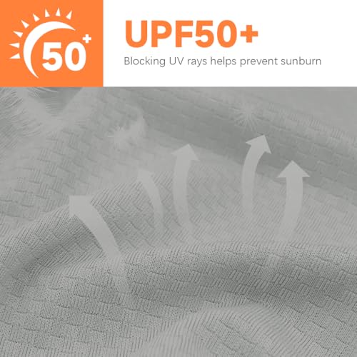 Image of SANNIDHI Women's UV Protection Sun Screen Jacket, 50+ Sun Protection Jacket Lightweight Long Sleeve Sunscreen Clothing Hoodie with Pocket for Outdoor Hiking