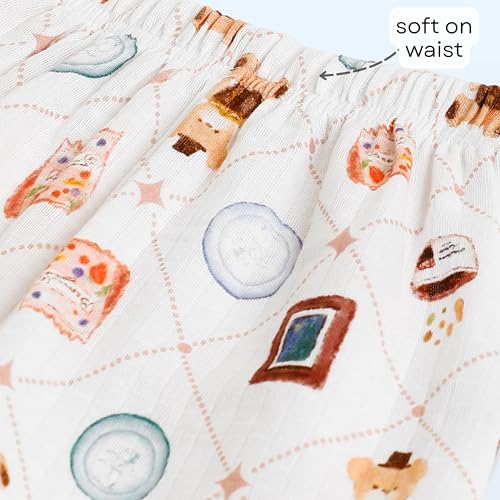 Image of The Boo Boo Club Kid'S 100% Muslin Organic Cotton Printed Button Shirt and Short Set | Half Sleeve Shirt | Summerwear Set | Kids Cothing Wear Set