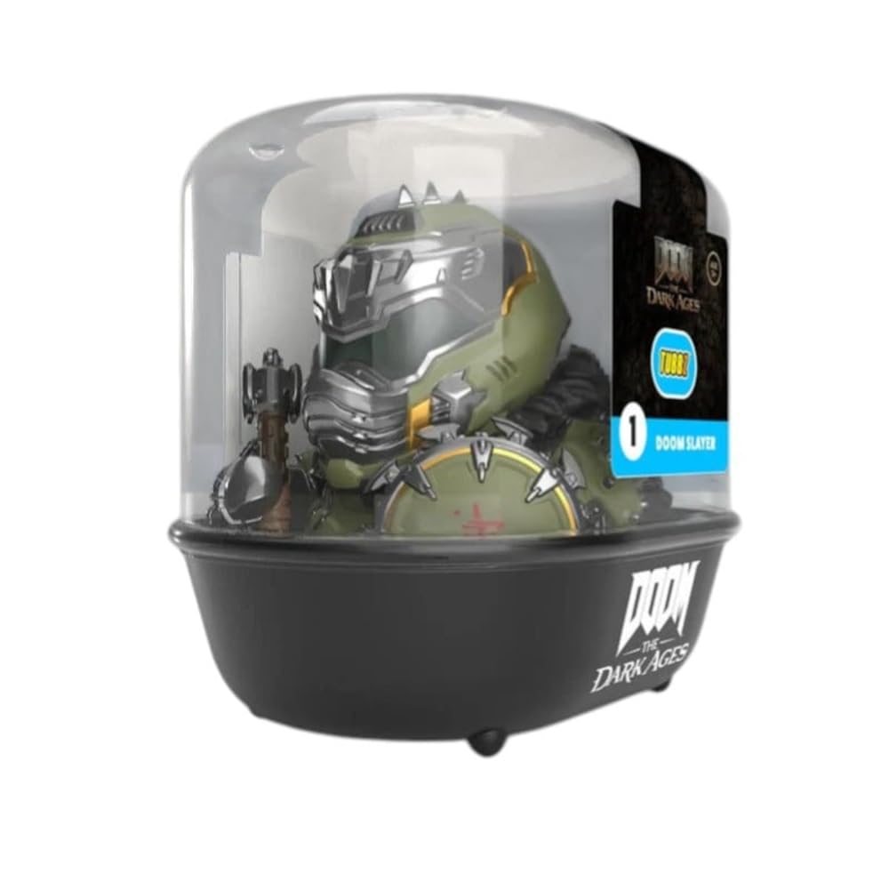 TUBBZ First Edition: Doom Dark Ages - Doom Slayer Cosplaying Rubber Duck Vinyl Figure โ image 1