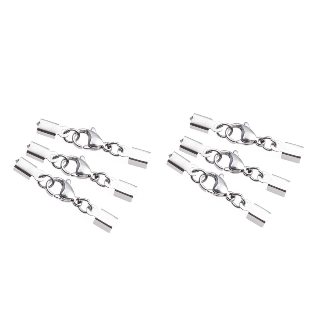 Lurrose Accessori Per Collane 96 Pz Con Fermagli Per Collana Accessorio Silver