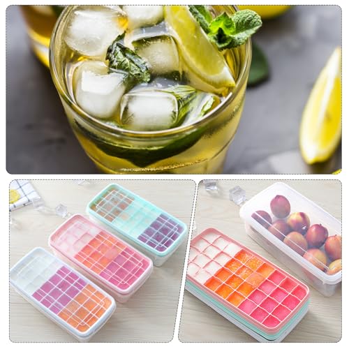 Molde de silicona para cubos de hielo con tapa miniatura 6
