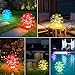 Bawoo Floating Pool Lights Solar Powered, IP68 Waterproof 14 Inch Inflatable Pool Lights, 6 Lighting Modes Floating Pool Balls for Pool Garden Lawn Party Decorations - 2PCS