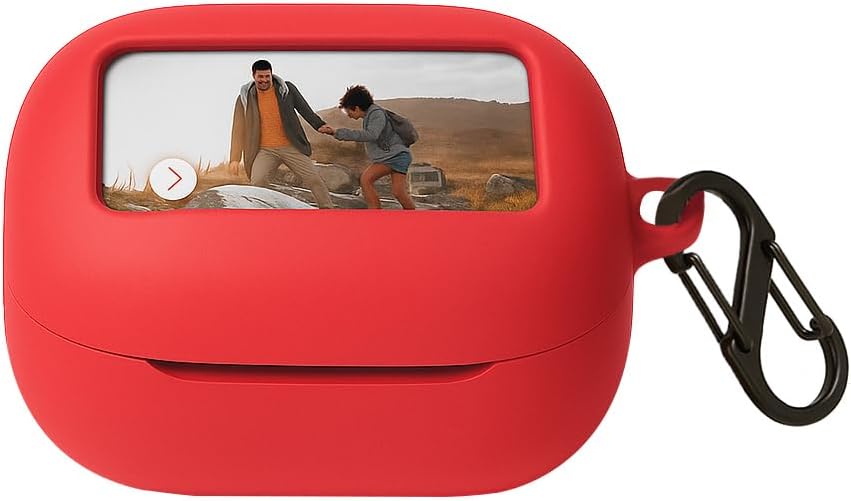 Case Cover Compatible with JBL Live Beam 3 | Live Flex 3 | Live Buds 3 (Red)