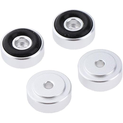 Aluminum Speaker Spike Isolation Feet 4 Pack